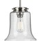 Progress Lighting Winslett Collection Brushed Nickel One-Light Mini-Pendant P500238-009 - alternate 1